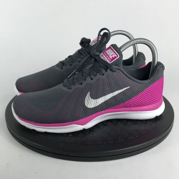 Nike In-Season TR Gray/Pink Athletic Running Shoes 852449-003 Women’s Size 6 - Picture 8 of 12